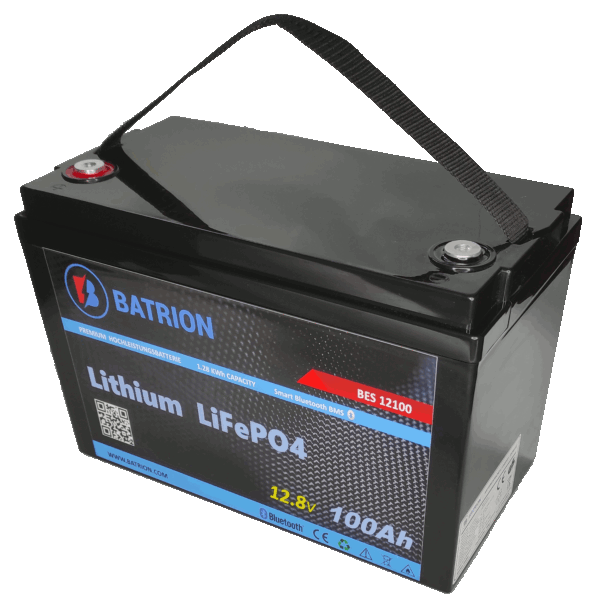 Batrion POLAR -20C° LiFePO4 100Ah 12.8V Lithium Batterie mit Heizung