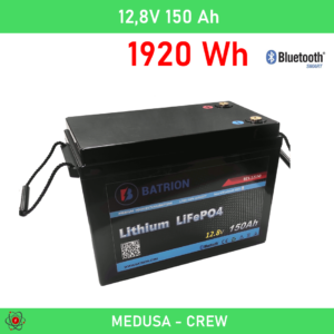 LiFePO4 Akku 12V 60Ah Lithium Batterie BATRION Wohnmobil Boot Bluetooth —  MEDUSA