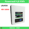 Powerwall Batterie Strom-Speicher-System 48V Niedervolt 5 kWh 0%MWSt
